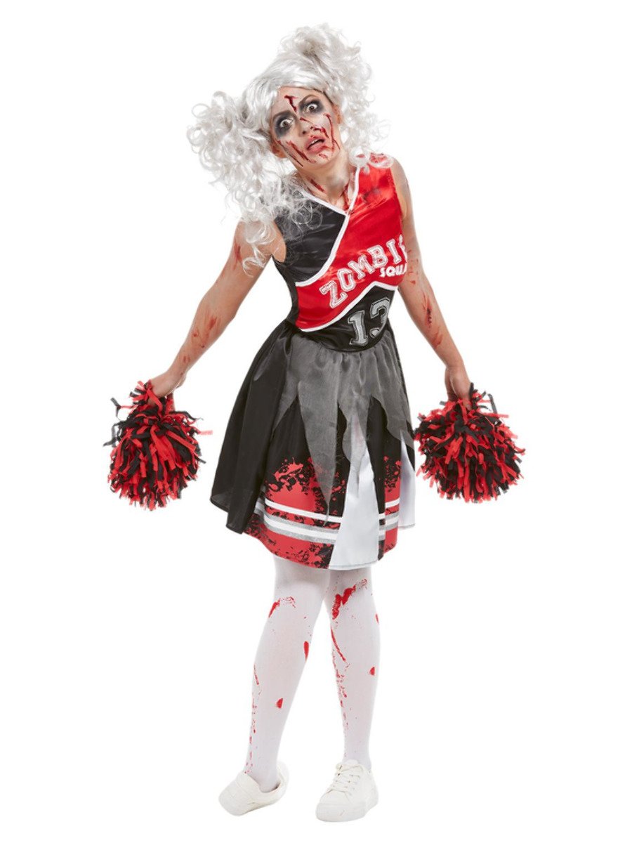  Smiffys - 40065 - Adult Cheerleader Fancy Dress Costume - Large  - US Dress Size - 14/16 : Clothing, Shoes & Jewelry