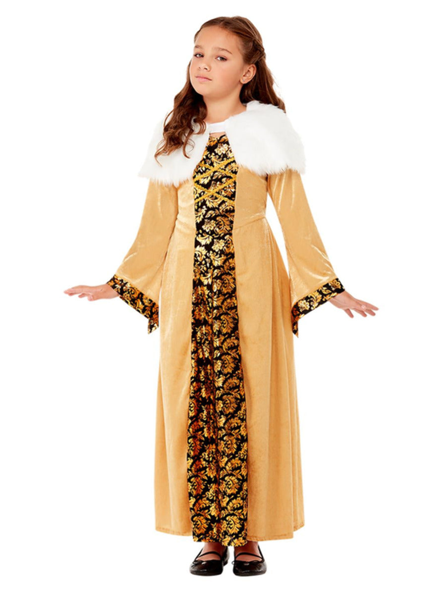 Adult Ladies Deluxe Medieval Lady Countess Queen Fancy Dress Costume