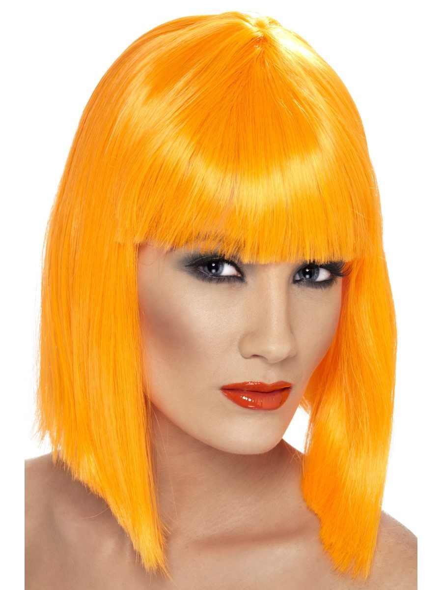 Glam Wig Neon Orange Wholesale