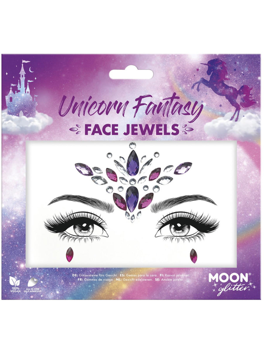 Moon Glitter Face Jewels, Sunset Goddess