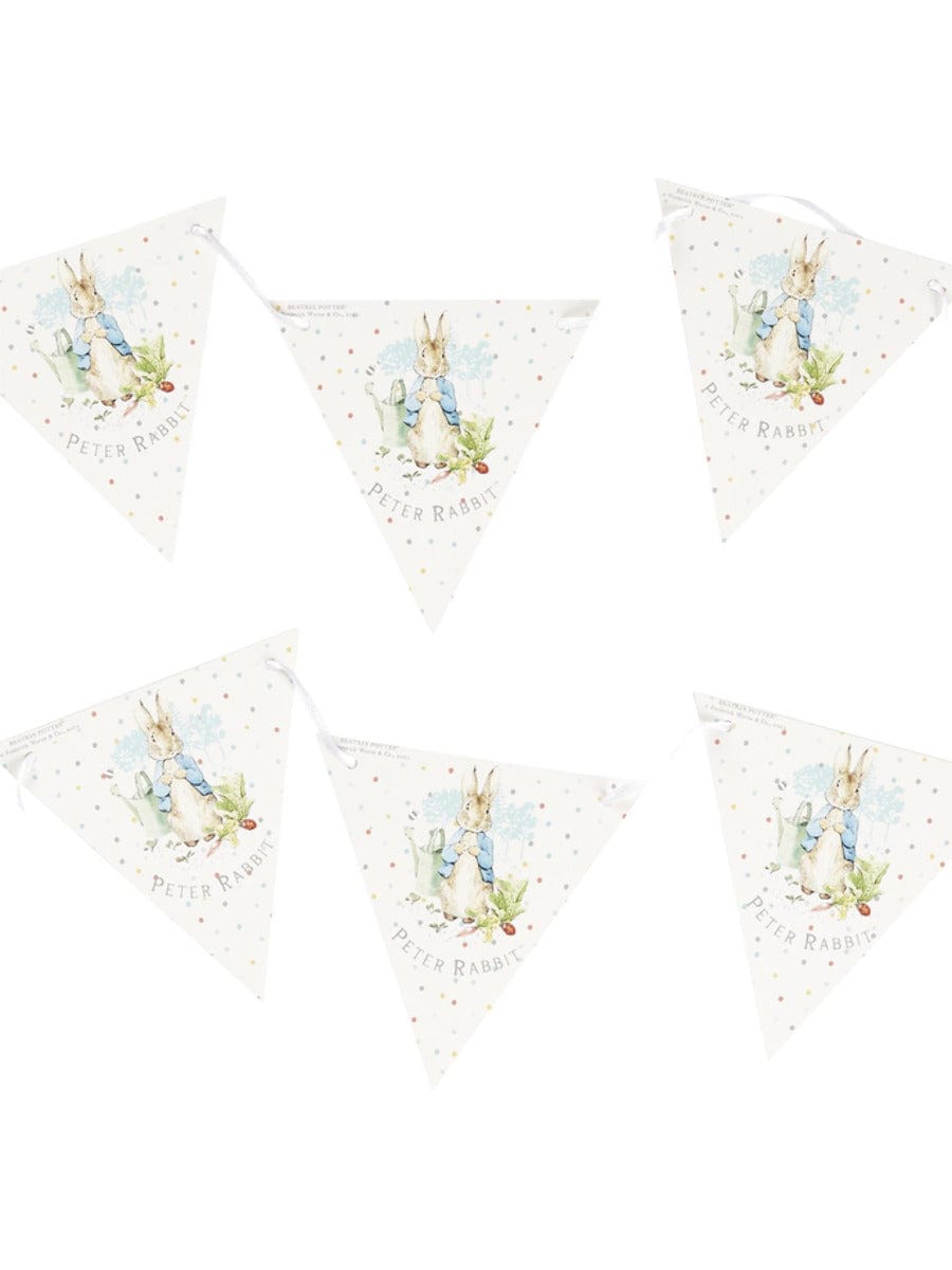 Peter Rabbit Classic Tableware Party Bunting All Blue Cream